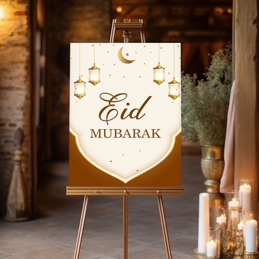 Eid Mubarak Welcome Sign A1, A2, A3 or A4 Ramadan Mubarak Signs Islamic Decorations Hajj Mubarak Sign Muslim Decor Eid Decoration for Kids 0407