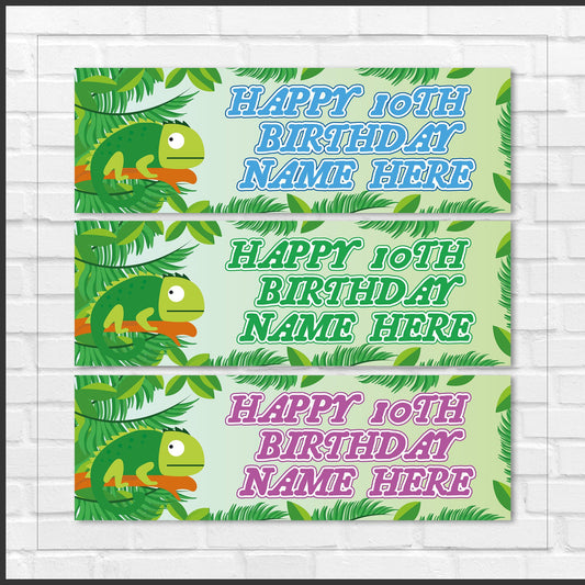 Set of 2 Personalised Birthday Banners - 16th 18th 21st 30th 40th 50th Birthday Party - Celebration - Occasion BBAN-0450