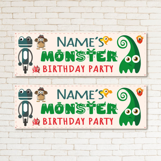 Set of 2 Personalised Birthday Banners - 16th 18th 21st 30th 40th 50th Birthday Party - Celebration - Occasion BBAN-0718