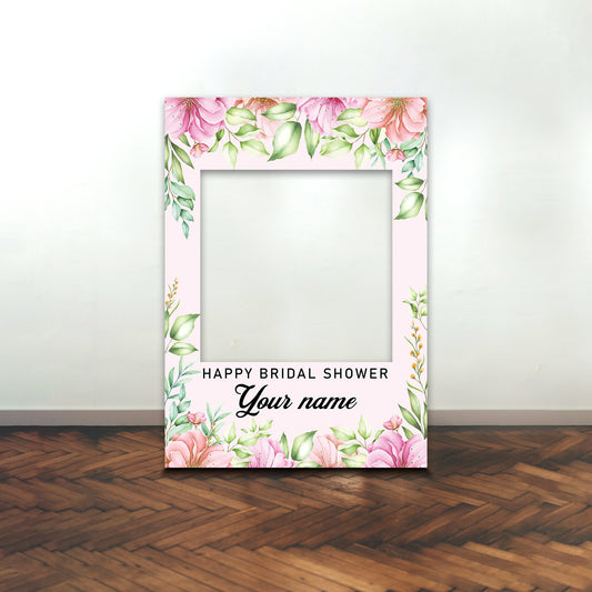 BRIDAL SHOWER FRAME Personalised Hen Party Bride To Be Selfie Frame Prop Party Wedding Engagement Celebrations Decoration Party Supplies