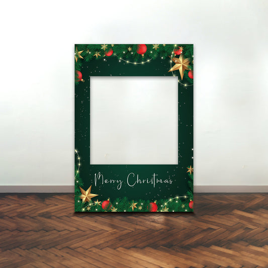 CHRISTMAS SELFIE FRAME Personalised Merry Christmas Selfie Frame Props Christmas Party Celebrations Tree Photo Decoration Party Supplies