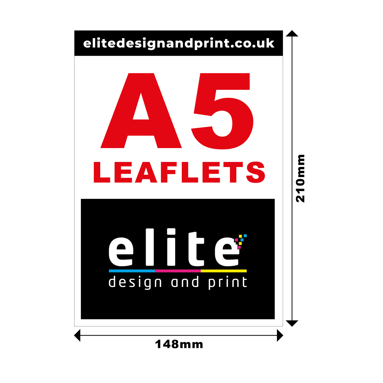 Digital Flyers / Leaflets 350gsm Flat Print (unfolded)