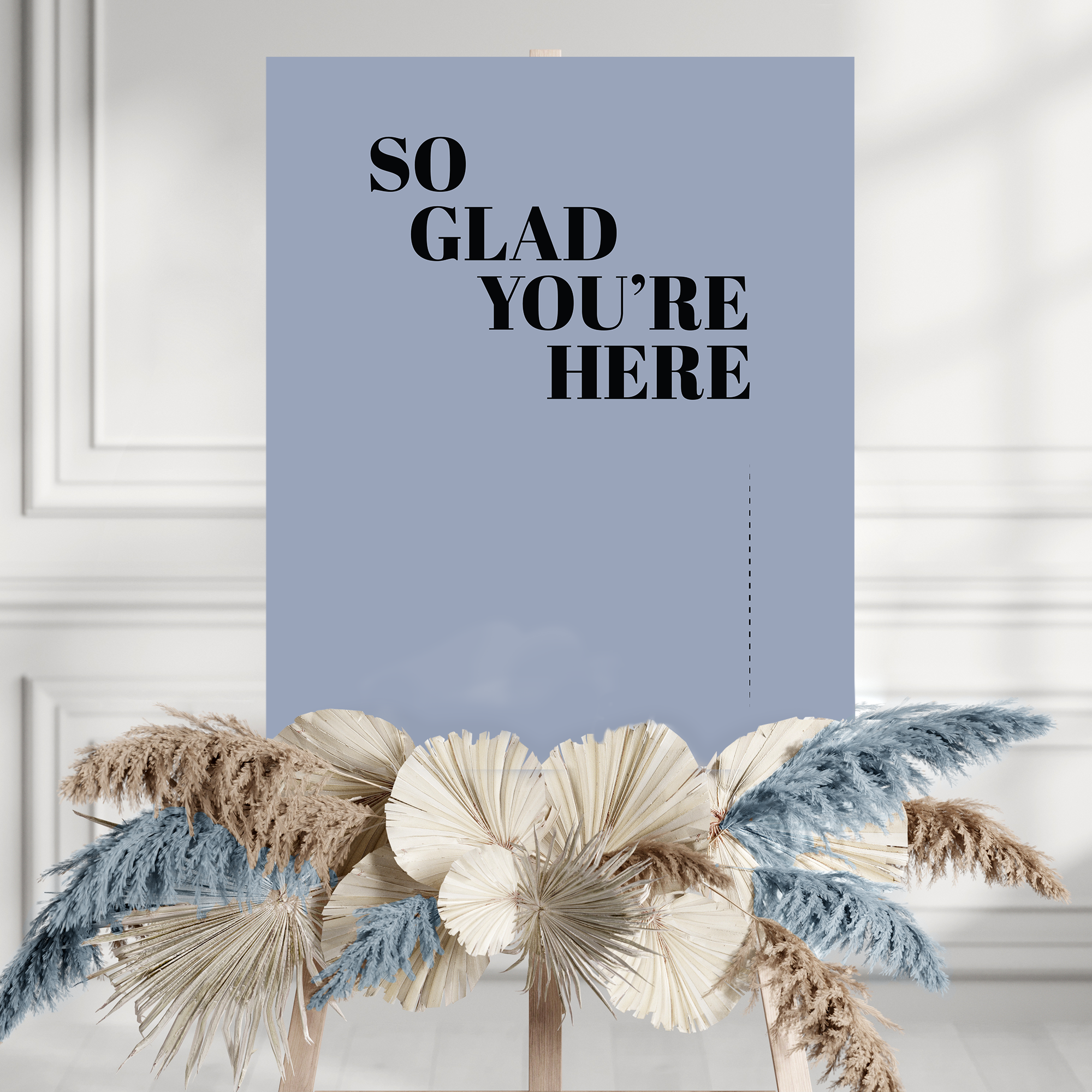 Muted Welcome Wedding Sign, Custom Colours, Minimalist Wedding Welcome Sign, Modern Welcome Sign, Large Welcome Sign, A1, A2, A3 or A4