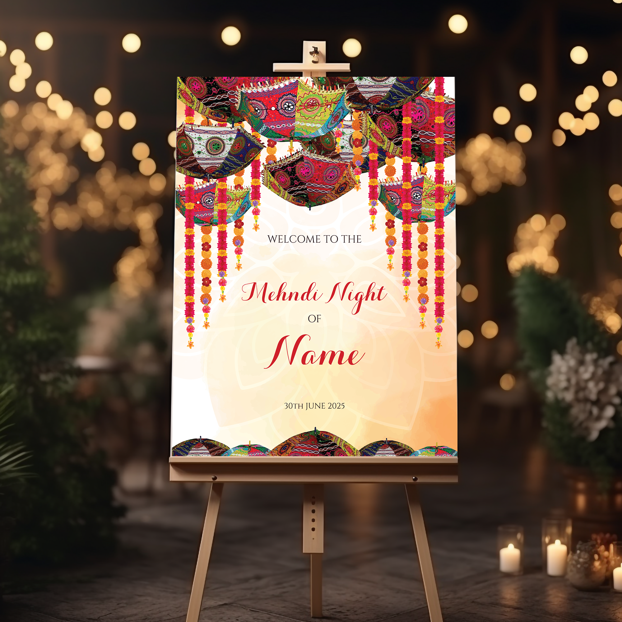 Mehndi Welcome Signs, Mehendi Signs, Umbrella Desi Decor, Mehndi Sign, Indian Decor Sign, Mendhi Umbrella, Henna Sign, Mehendi Welcome