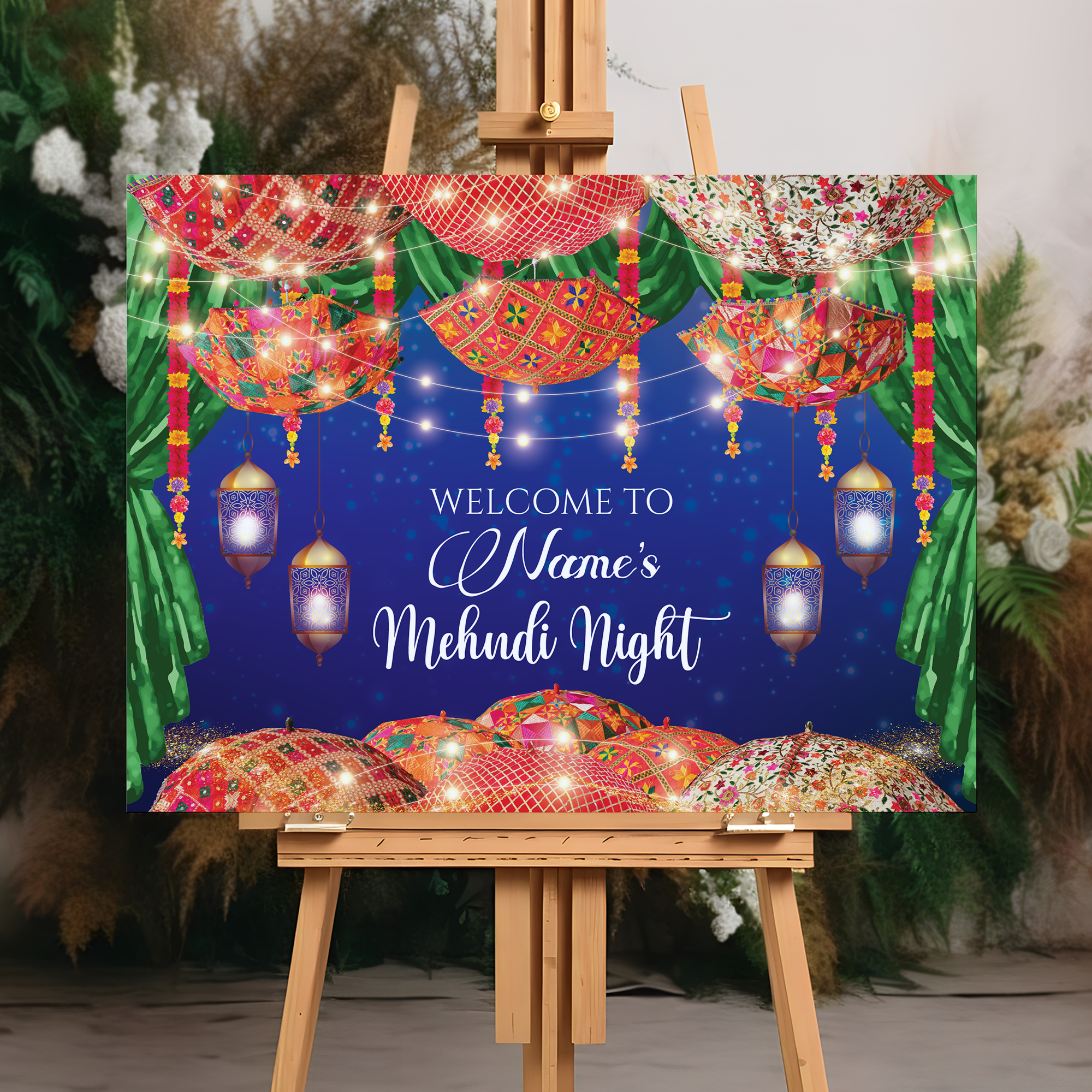 Mehndi Welcome Signs, Mehendi Signs, Umbrella Desi Decor, Mehndi Sign, Indian Decor Sign, Mendhi Umbrella, Henna Sign, Mehendi Welcome