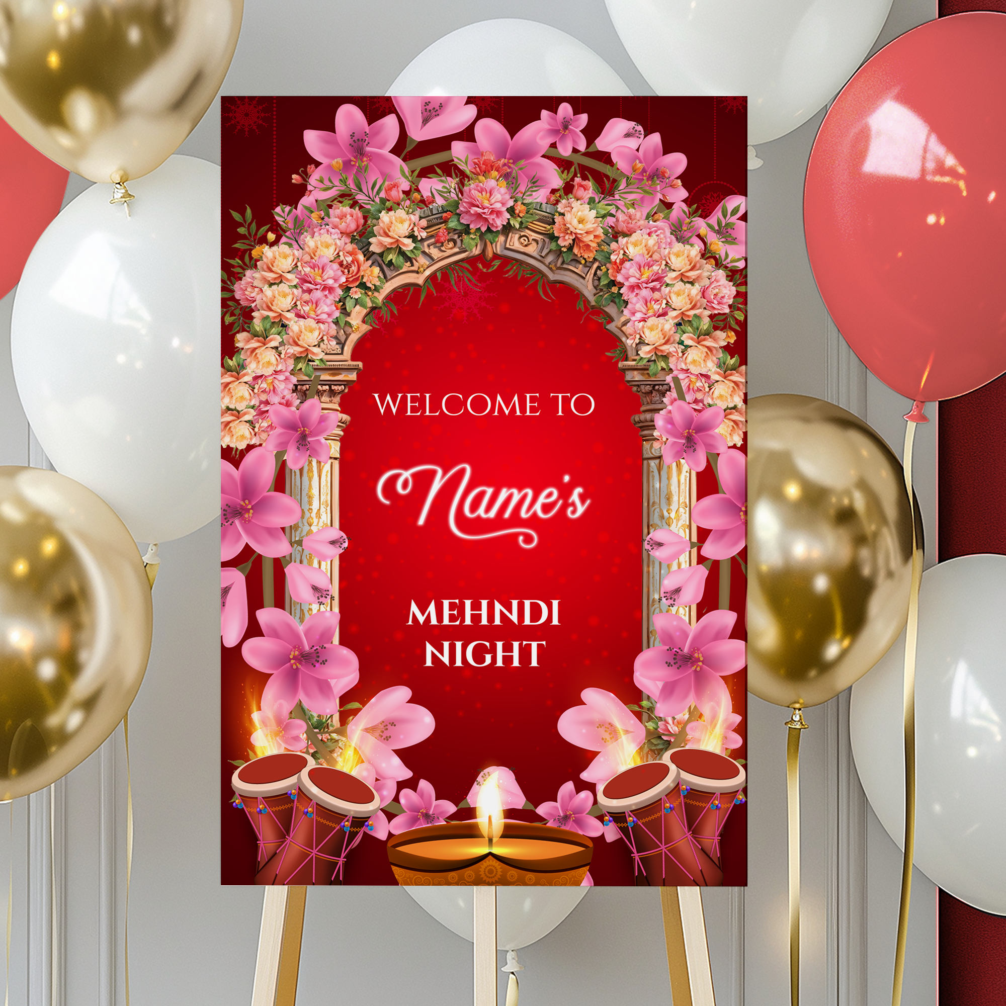 Mehndi Welcome Signs, Mehendi Signs, Umbrella Desi Decor, Mehndi Sign, Indian Decor Sign, Mendhi Umbrella, Henna Sign, Mehendi Welcome