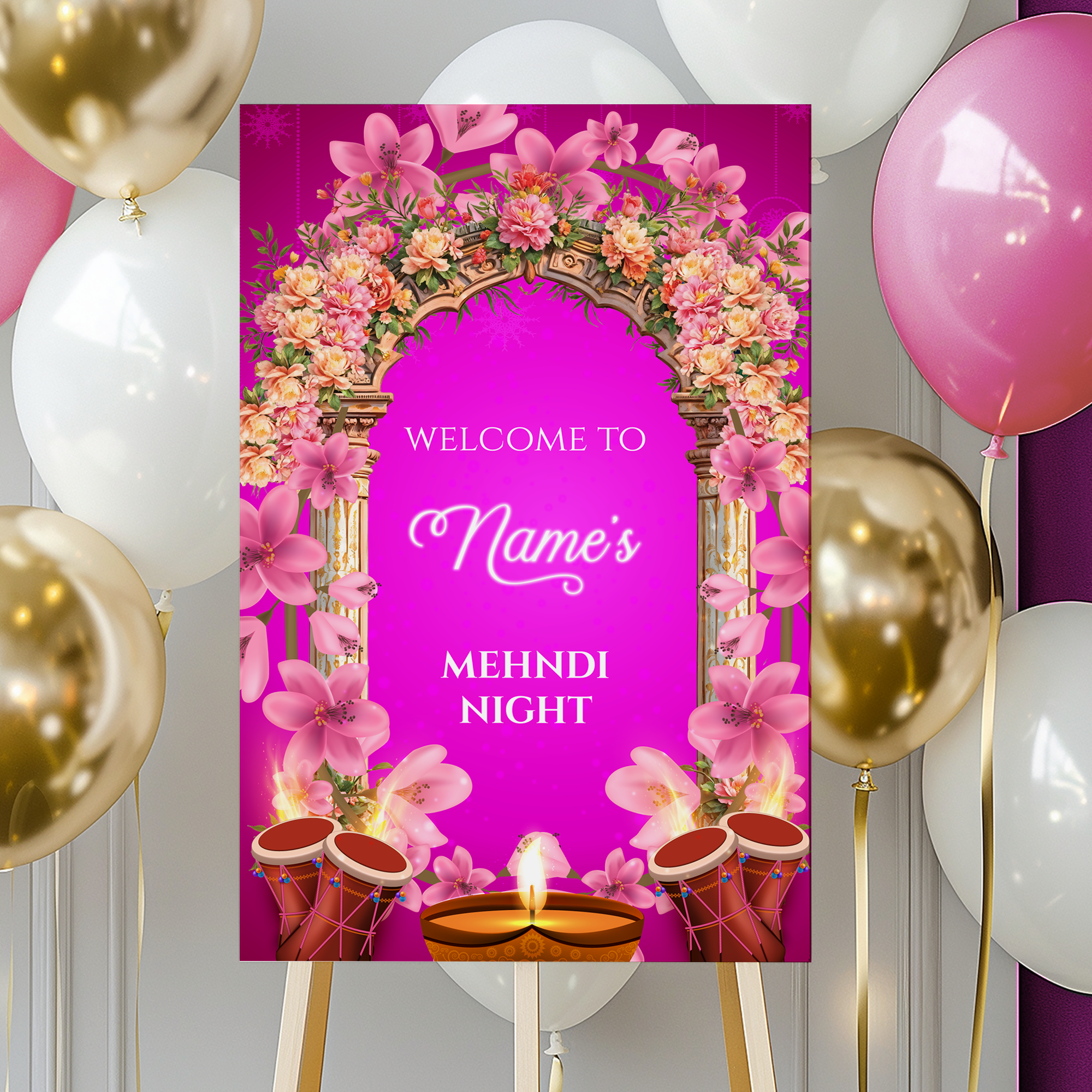 Mehndi Welcome Signs, Mehendi Signs, Umbrella Desi Decor, Mehndi Sign, Indian Decor Sign, Mendhi Umbrella, Henna Sign, Mehendi Welcome