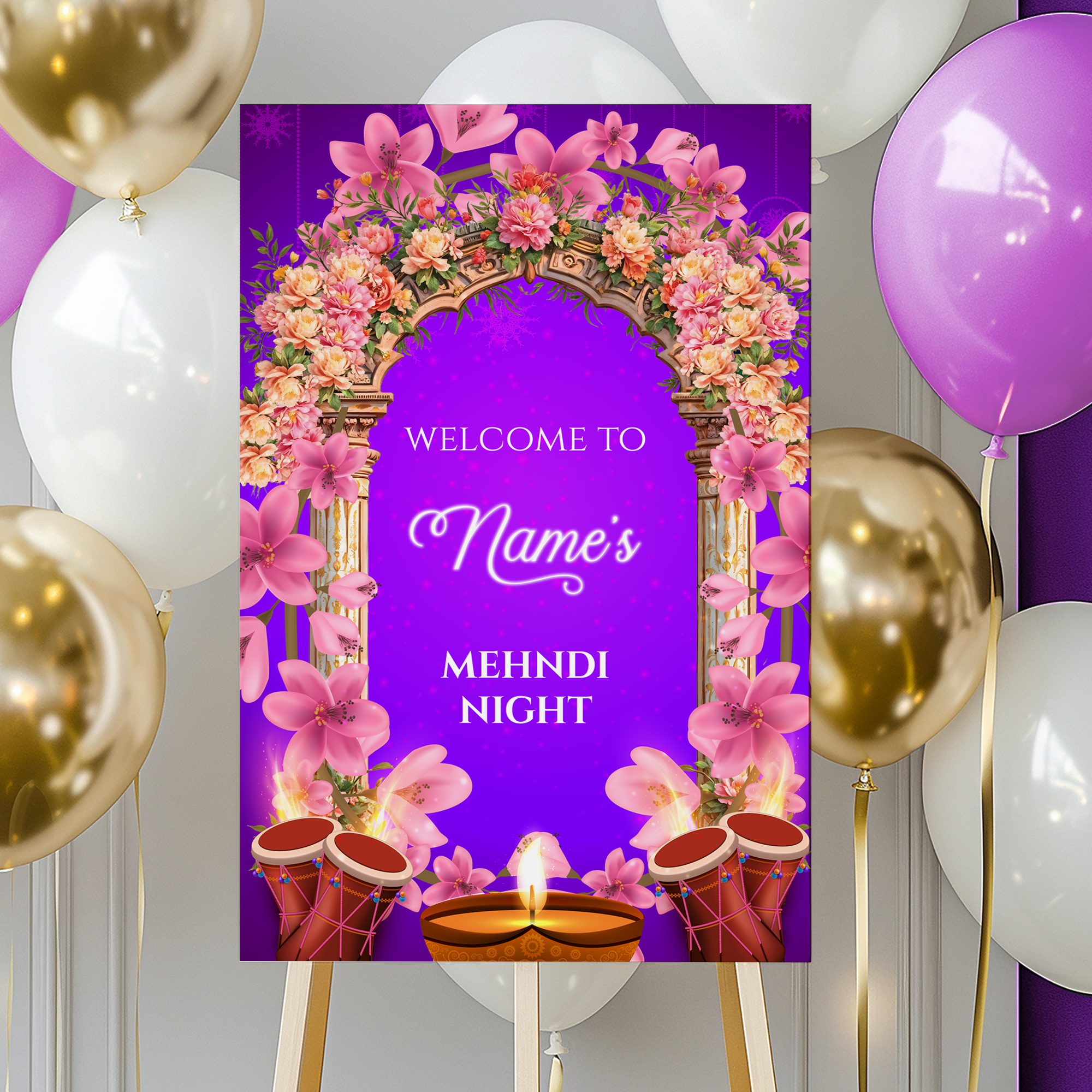 Mehndi Welcome Signs, Mehendi Signs, Umbrella Desi Decor, Mehndi Sign, Indian Decor Sign, Mendhi Umbrella, Henna Sign, Mehendi Welcome