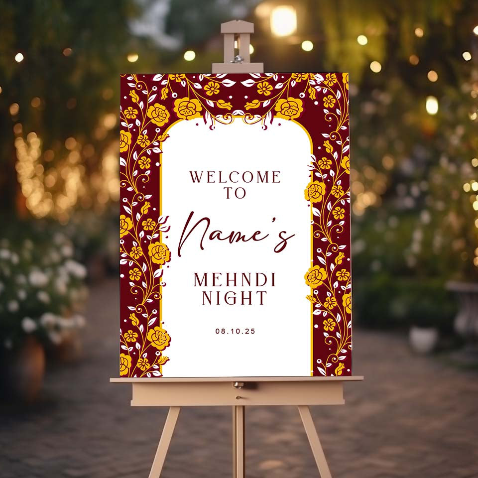 Mehndi Welcome Signs, Mehendi Signs, Umbrella Desi Decor, Mehndi Sign, Indian Decor Sign, Mendhi Umbrella, Henna Sign, Mehendi Welcome