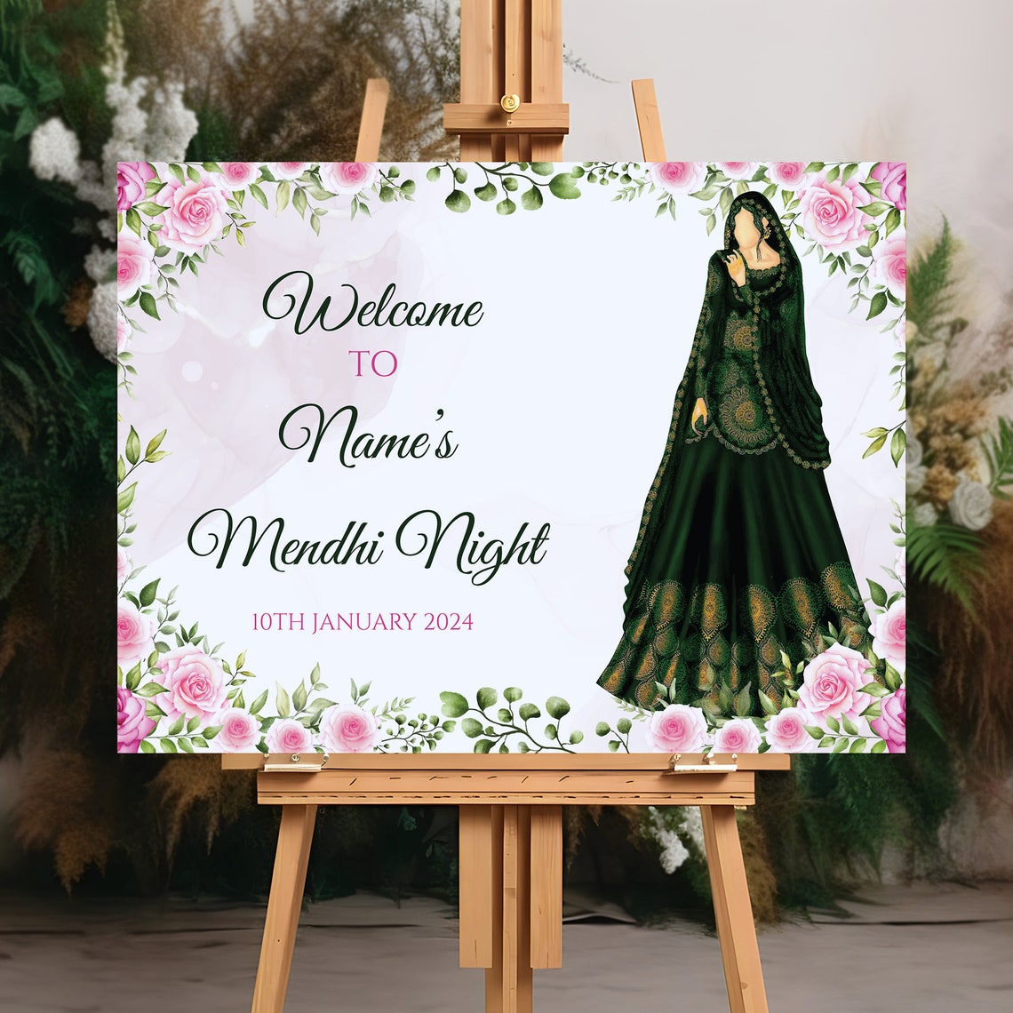 Mehndi Welcome Signs, Mehendi Signs, Umbrella Desi Decor, Mehndi Sign, Indian Decor Sign, Mendhi Umbrella, Henna Sign, Mehendi Welcome