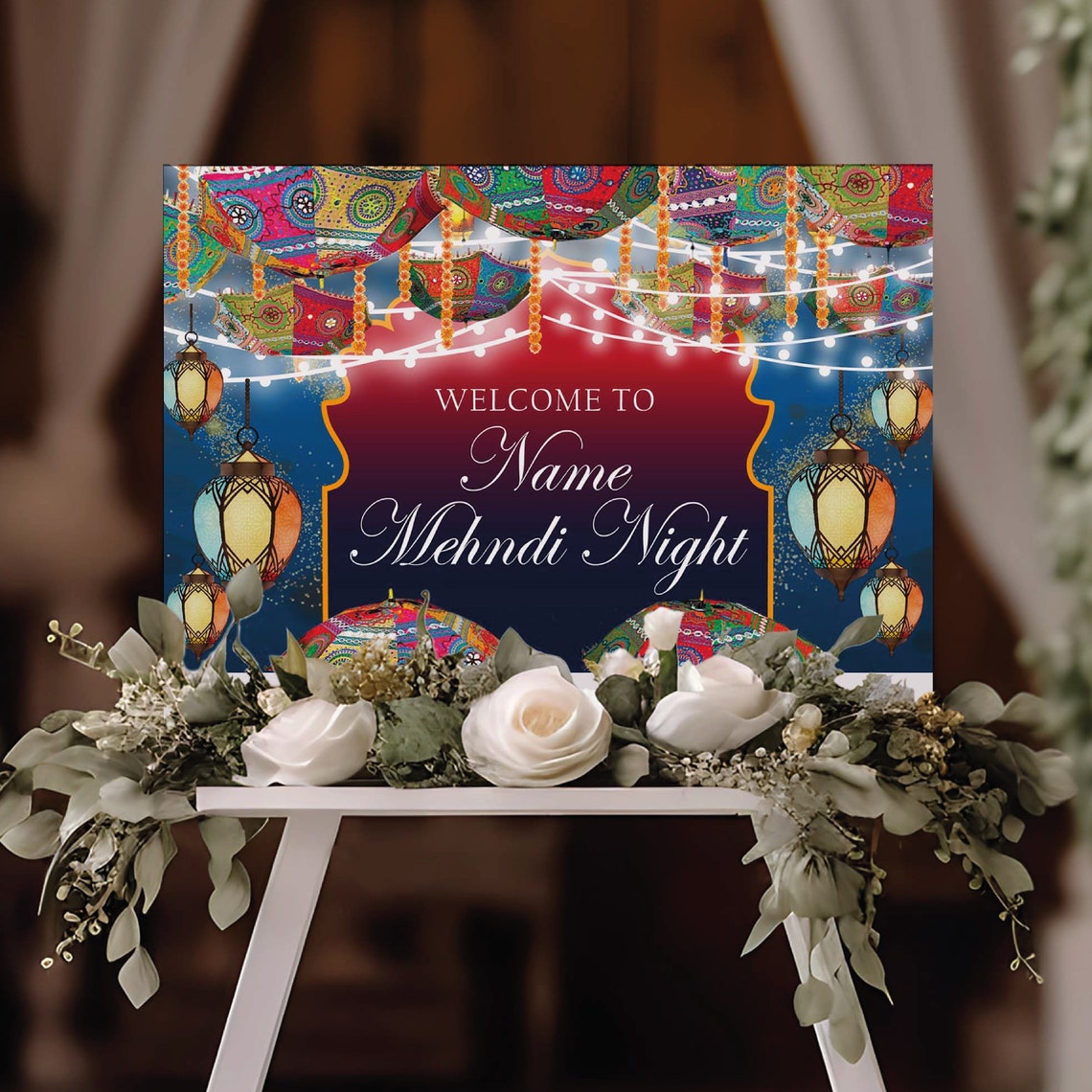 Mehndi Welcome Signs, Mehendi Signs, Umbrella Desi Decor, Mehndi Sign, Indian Decor Sign, Mendhi Umbrella, Henna Sign, Mehendi Welcome