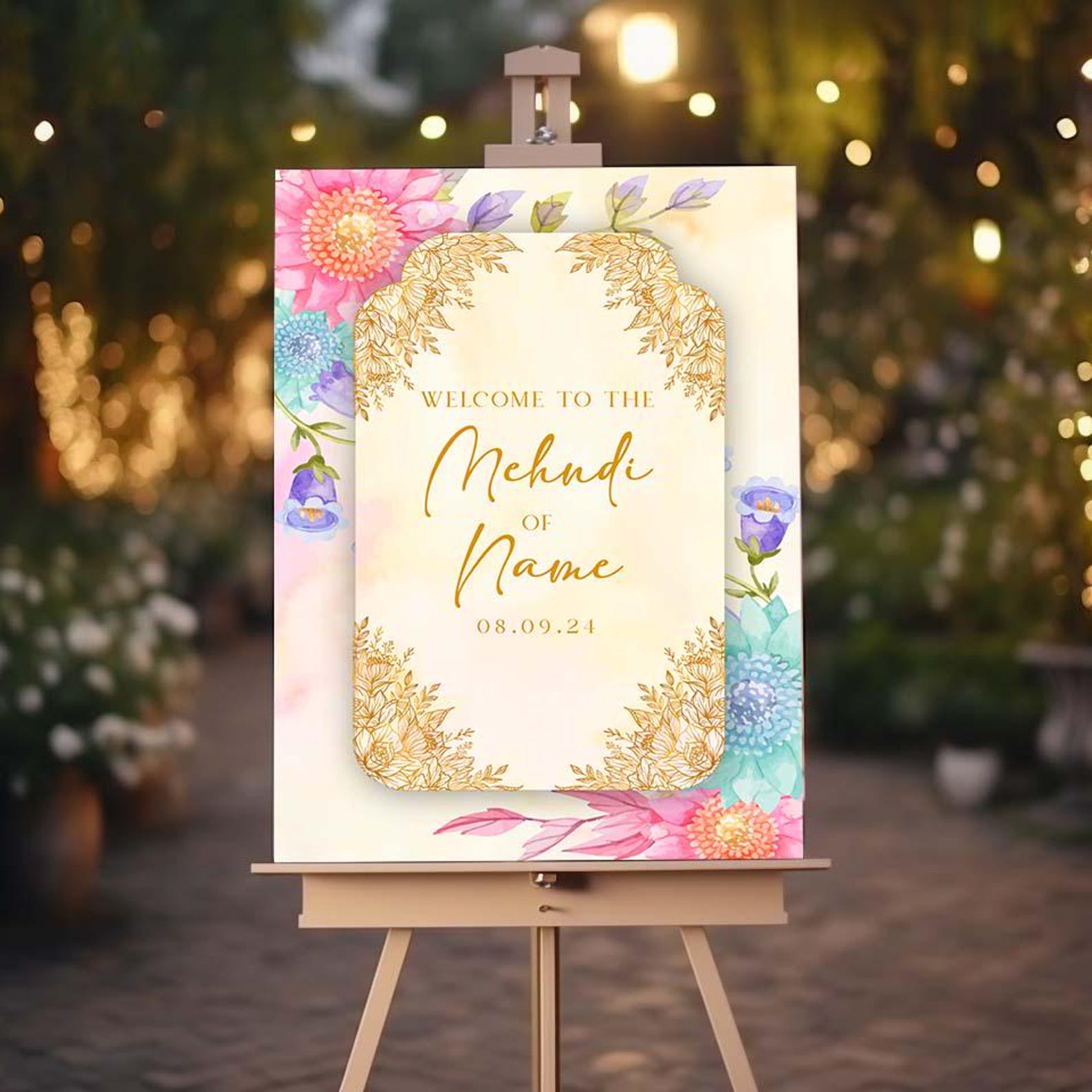Mehndi Welcome Signs, Mehendi Signs, Umbrella Desi Decor, Mehndi Sign, Indian Decor Sign, Mendhi Umbrella, Henna Sign, Mehendi Welcome 0219