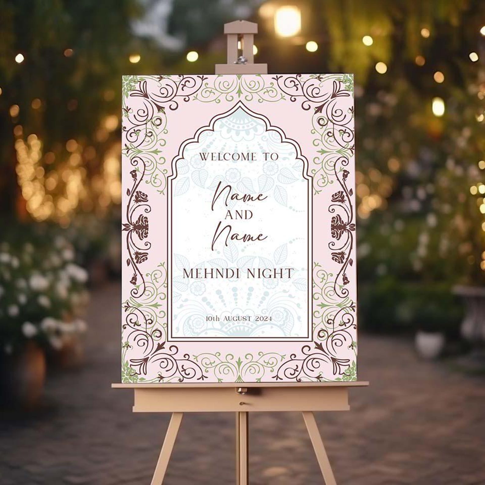 Mehndi Welcome Signs, Mehendi Signs, Umbrella Desi Decor, Mehndi Sign, Indian Decor Sign, Mendhi Umbrella, Mughal Sign, Mehendi Welcome