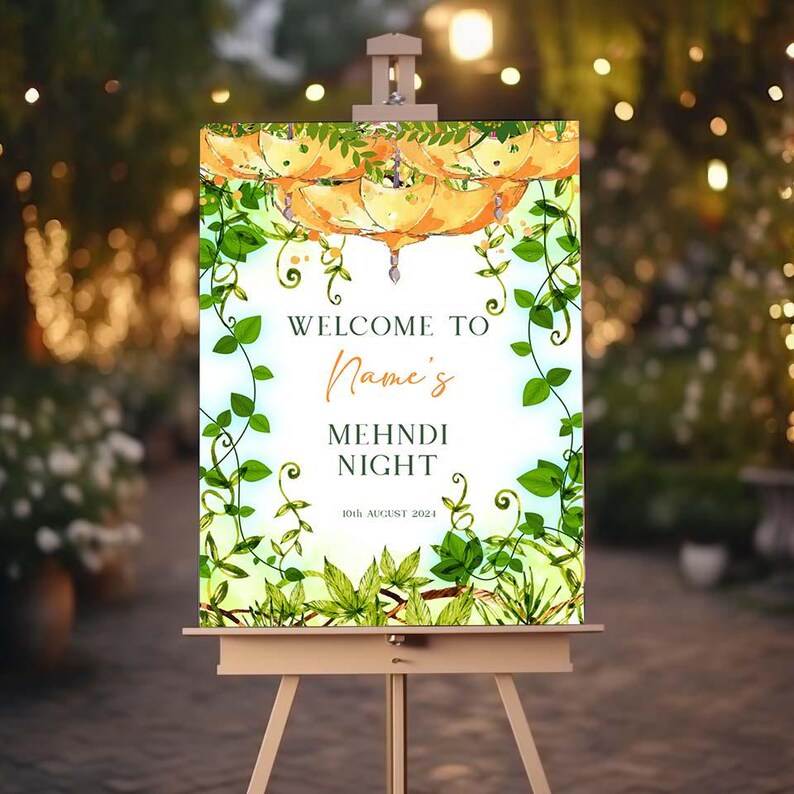 Mehndi Welcome Signs, Mehendi Signs, Umbrella Desi Decor, Mehndi Sign, Indian Decor Sign, Mendhi Umbrella, Henna Sign, Mehendi Welcome